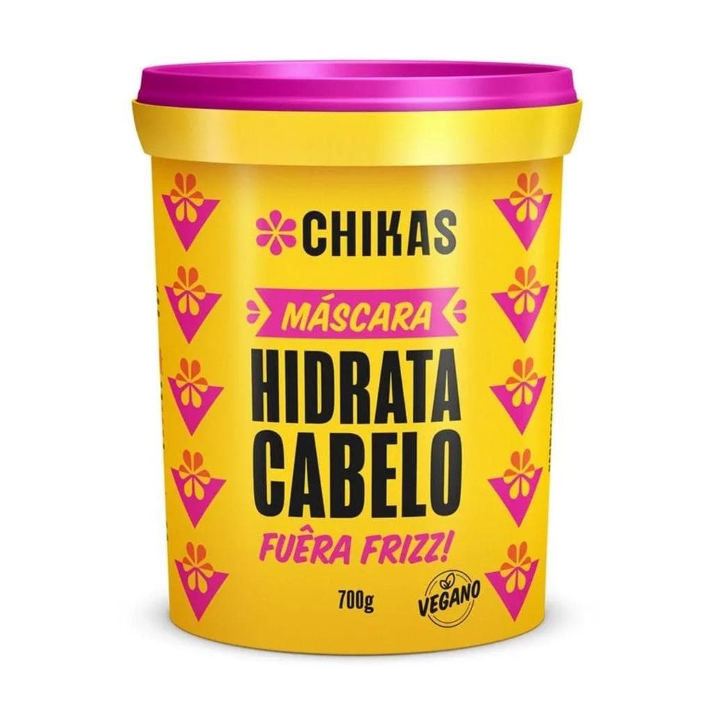 Máscara Hidrata Cabelo Chikas 700g Hidratação Potente 2 Minutos