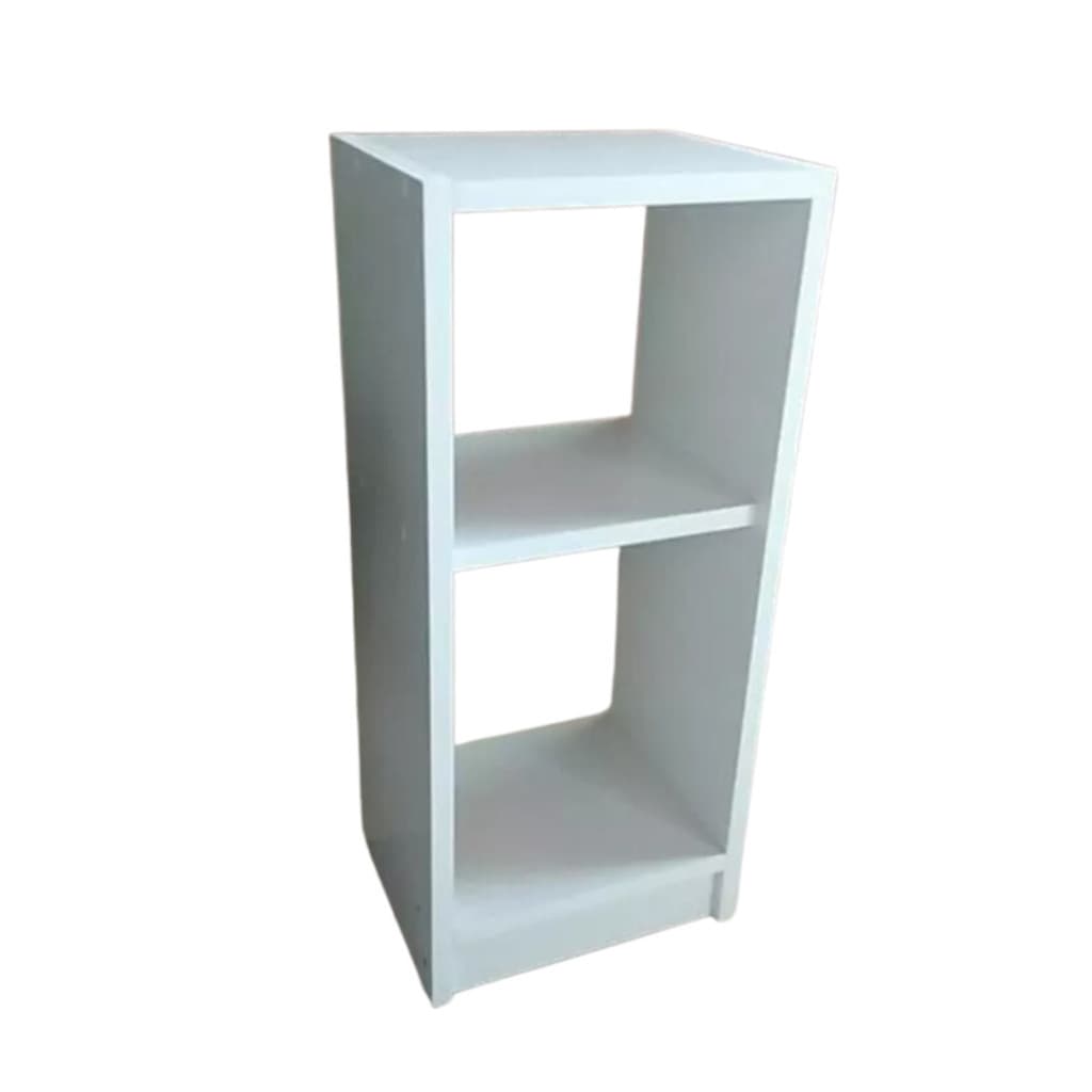 Mesa De Cabeceira Apoio Com Divsória Em Mdf Branco Decoração De Quarto