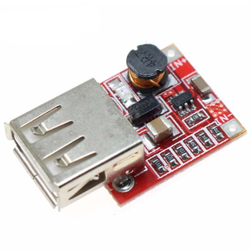 Conversor DC-Saída Step Up Boost Módulo De Fonte De Alimentação 3V Para 5V 1A Carregador USB Telefone MP3 MP4