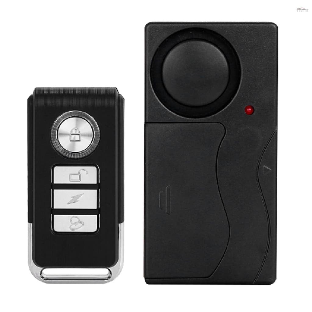 Alarme De Bicicleta 110dB Vibração Sem Fio Sensor De Movimento Sensores De Segurança Com Controle Remoto