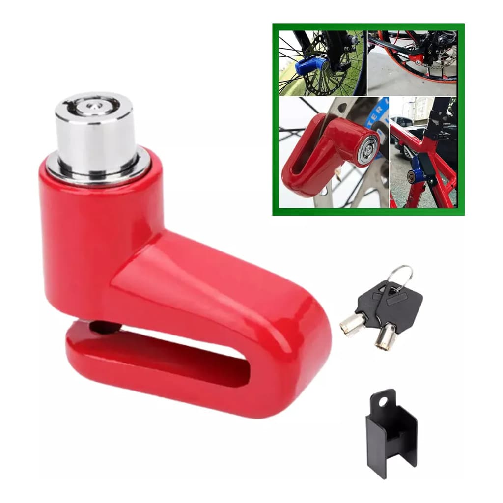 Trava Tranca Moto Cadeado De Disco Universal Antifurto BOM2605