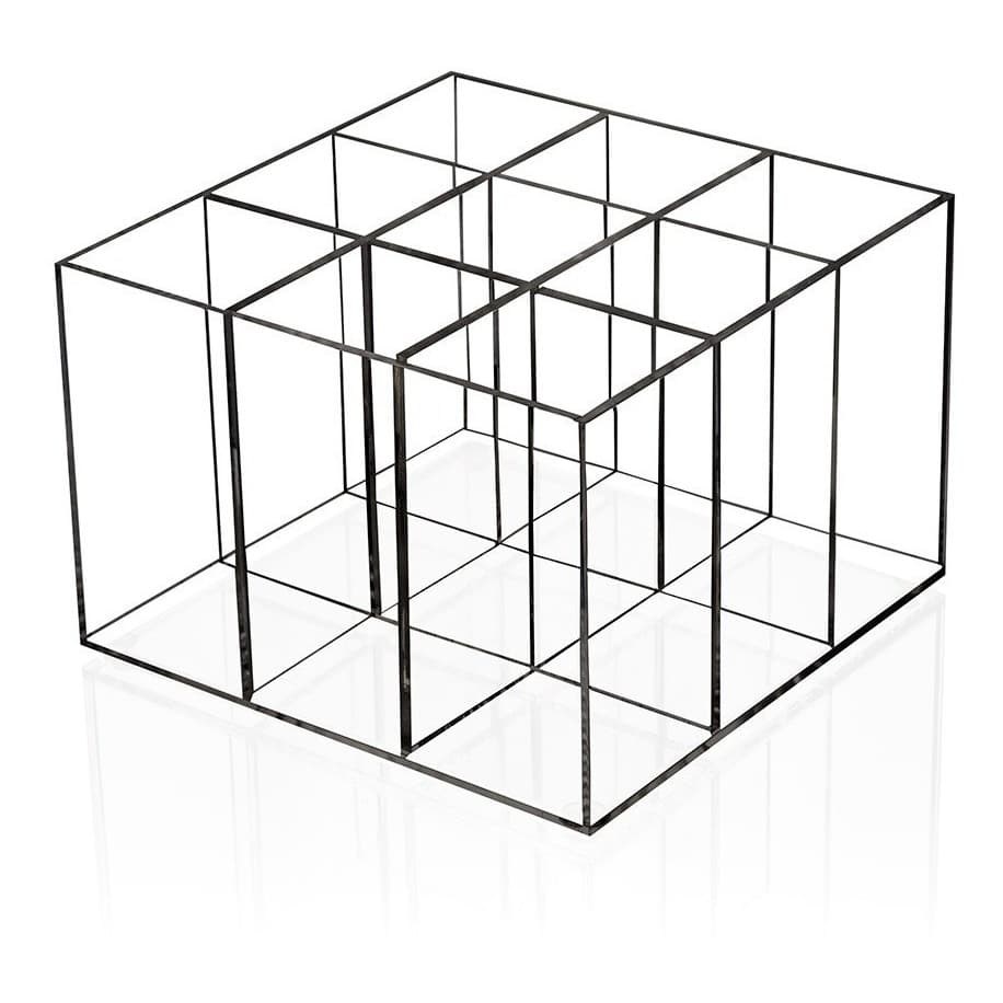 Organizador Porta Pincel Fortune Em Acrílico Transparente