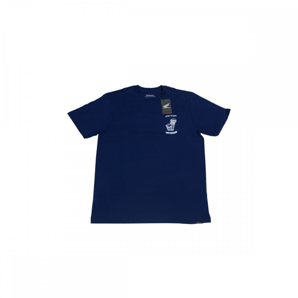 Camiseta Honda Adventure Born To Ride Azul Tamanho M