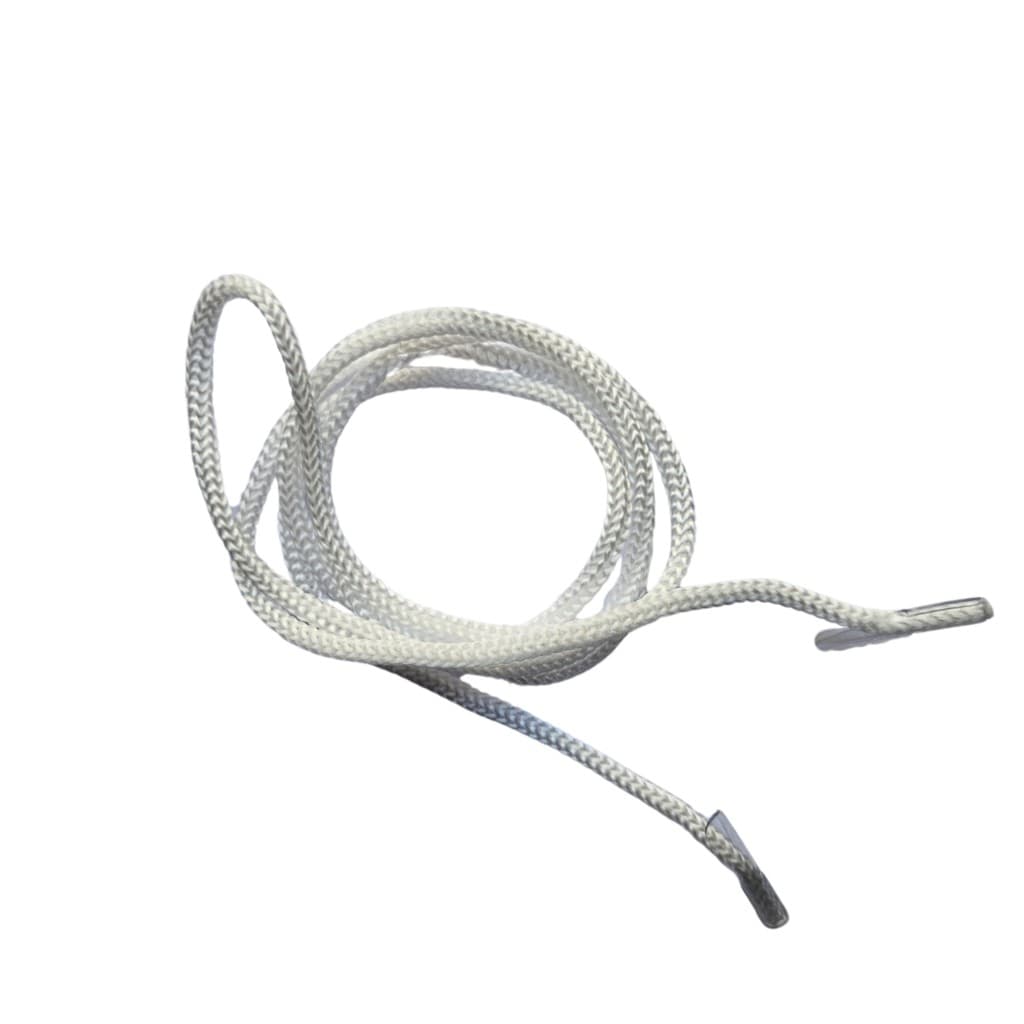 100 Cordão Nylon Para Credencial Crachá Branco 80cm