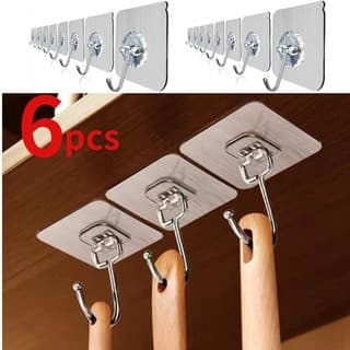 Gancho de utensílios de cozinha prateado para organizar utensílios de cozinha de armazenamento