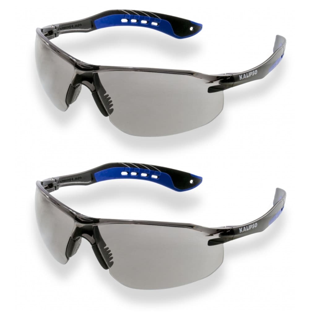 Kit 2 Unidades do Óculos De Segurança Kalipso Jamaica Cinza Ca 35156 Proteção Ciclismo Corrida