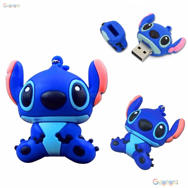 Lovely Stitch Pen Drive 1GB 8GB 16GB 32GB 64GB 128GB USB 2.0 De Desenho Animado1tb 2TB Pendrive