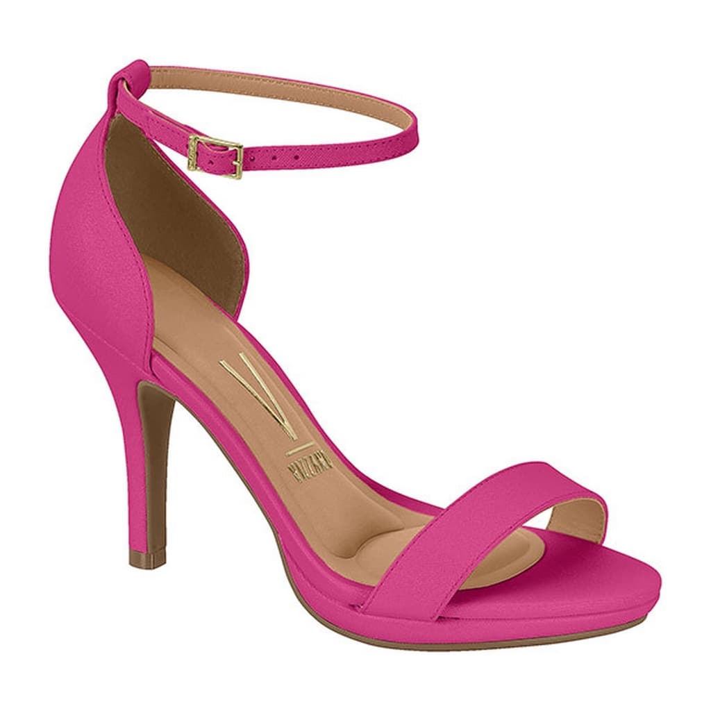 Sandalia Feminina Vizzano Salto Fino Alto 6210.655 Glitter