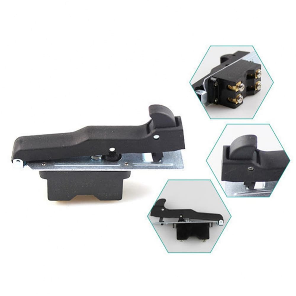 Interruptor De Gatilho 180 250V Botão De Energia Plástico + Metal