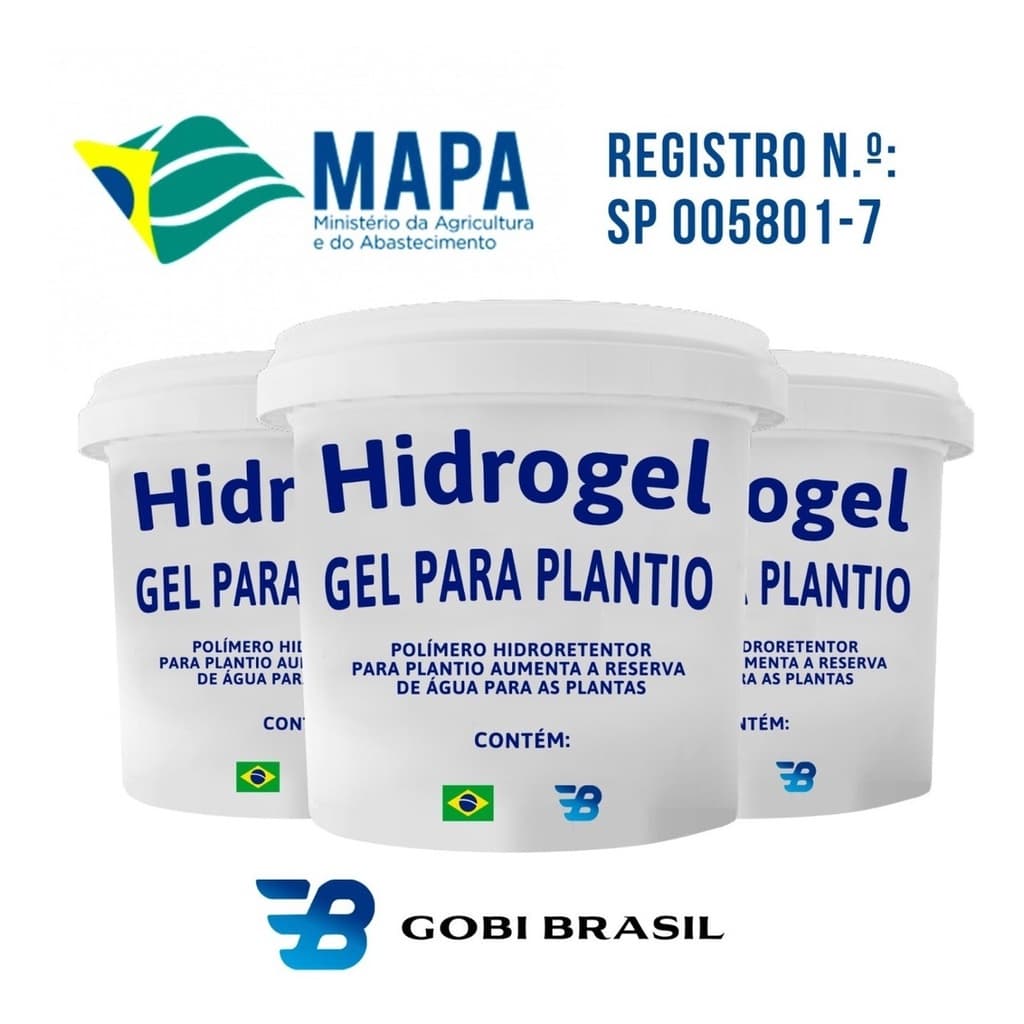 Gel Plantio De Mudas/sementes/plantações - 3kg - O Melhor