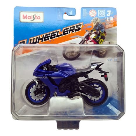 Maisto 2 Wheelers Moto 1:18 Yamaha Yzf-r1 2021 Azul