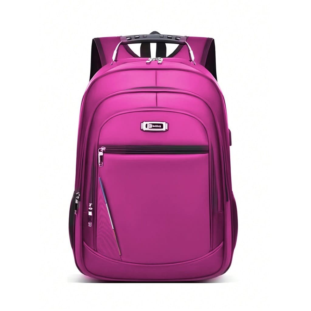 Mochila Unissex Resistente Água Impermeável Cabo de Aço Reforçado Viagem Escolar Social Elegantes Envio Modelo Aleatório