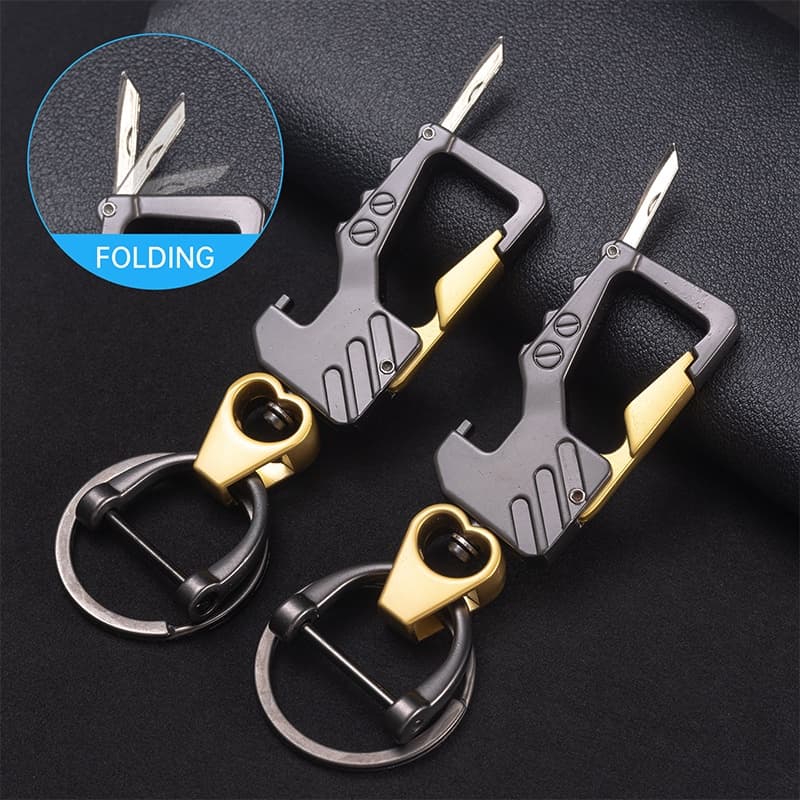 Chaveiro multifuncional para carro Saca rolhas chaveiro de moto