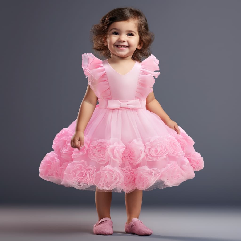 Vestido De Bebê Menina Princesa Verão Festa De Aniversário Para Meninas De 1-5 Anos