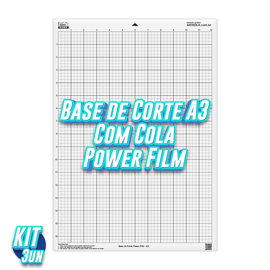 1 Base de Corte  A3  + 1 COLA PARA BASE DE CORTE 50g