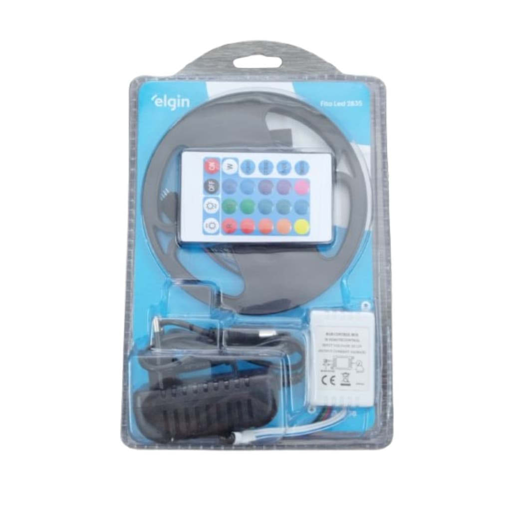 Fita Led elgin 12V 2835 3,6W RGB 5m