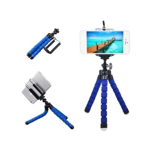 Mini Tripé Flexível P/ Câmeras Celulares Universal Portátil