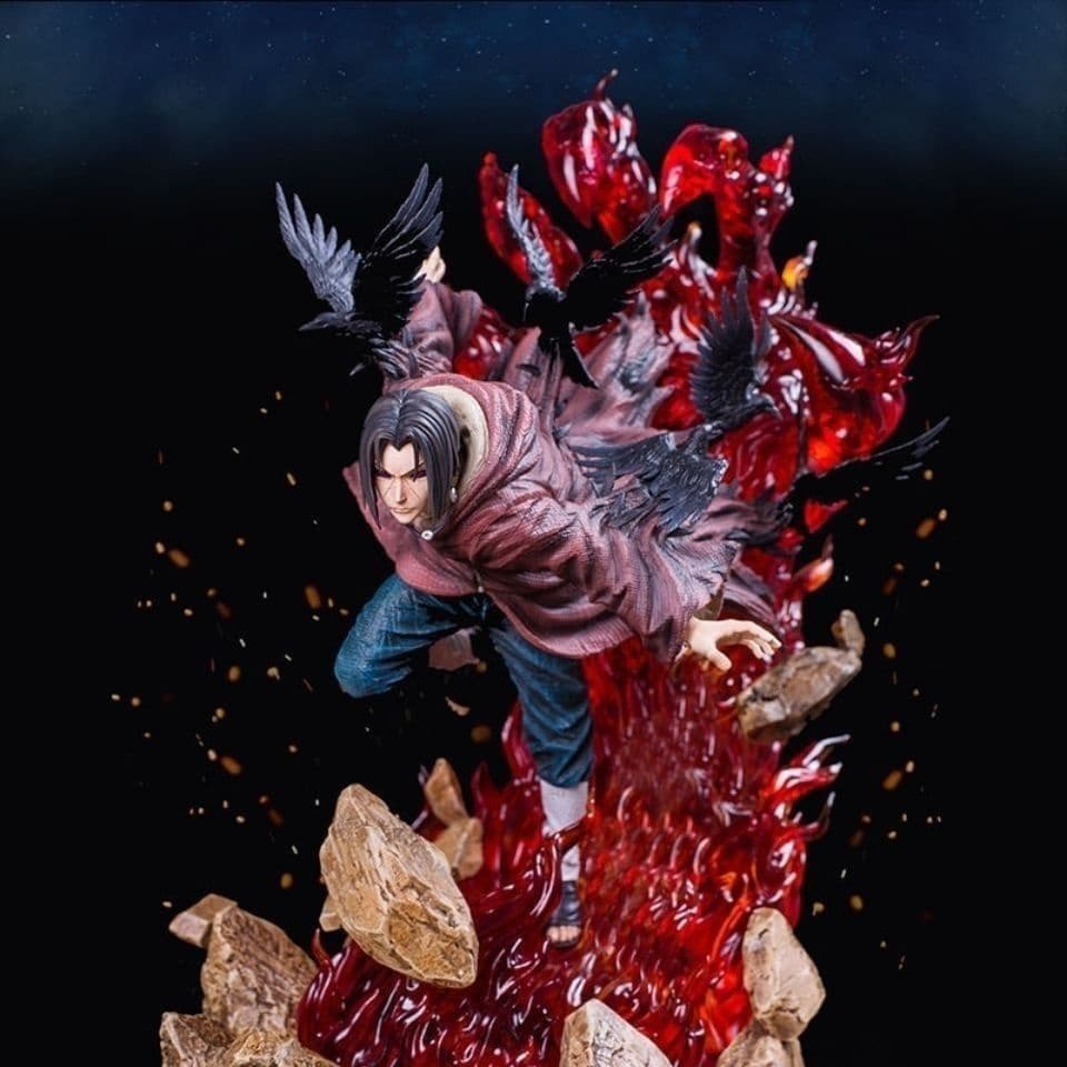Estoque pronto tamanho grande naruto GK Uchiha itachi Kai Tian itachi deus Anime figura modelo decoração naruto presente