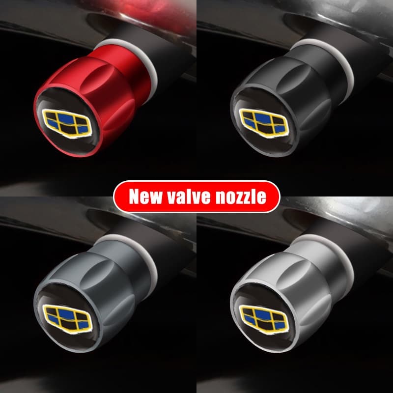 4 Unidades/Conjunto Tampas De Válvula De Pneu De Roda De Carro Capa À Prova De Poeira De Ar Para Geely Emgrand EC7 EC8 7
