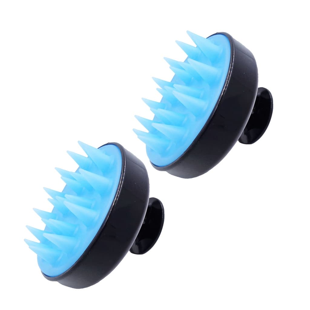 2un Escova Massageadora Couro Cabeludo Anti Caspa Anti Queda COR ALEATÓRIA