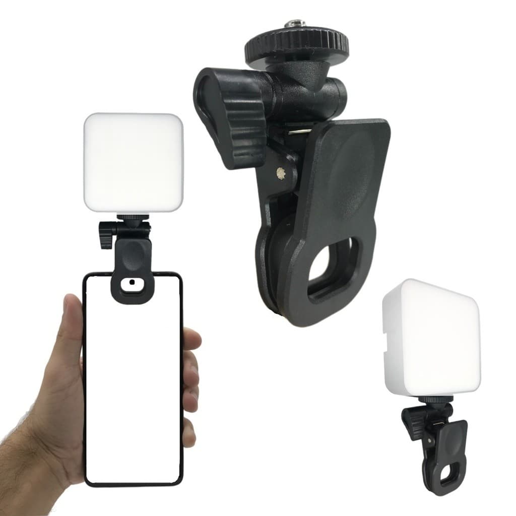 Clipe Universal para Celular/Notebook/Tablet com Rosca 1/4