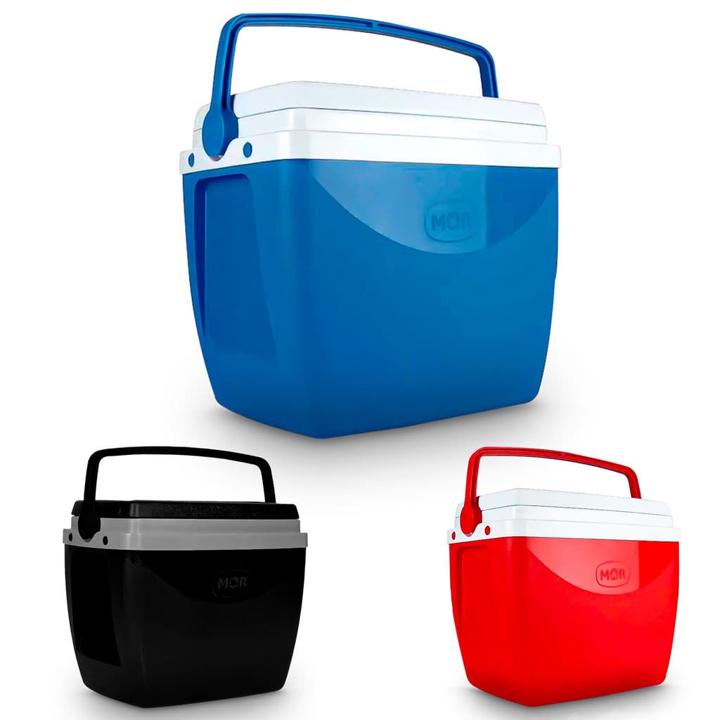Caixa Térmica 34 Litros Grande Cooler Para Bebidas Mor Praia Comporta Até 20kg De Gelo
