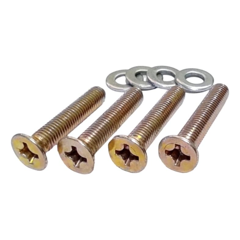 Kit 4 Parafusos M8 45mm Suporte TV Samsung UHD 4H 50 55 65 75