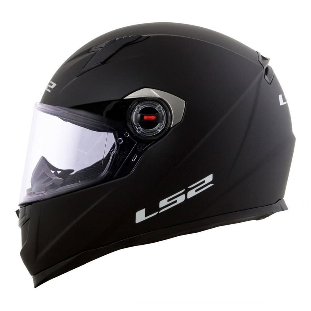 Capacete Moto Fechado Ls2 Ff358 Classic Monocolor Preto Fosco Esportivo C/ Selo Inmetro