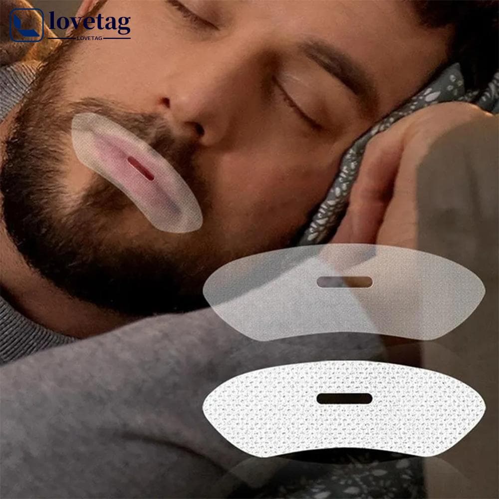 LOVETAG 30Pcs/Pack Crianças Tiras Para A Boca Do Sono Adulto Suaves Anti-Ronco Melhorando As Respirando E9M8