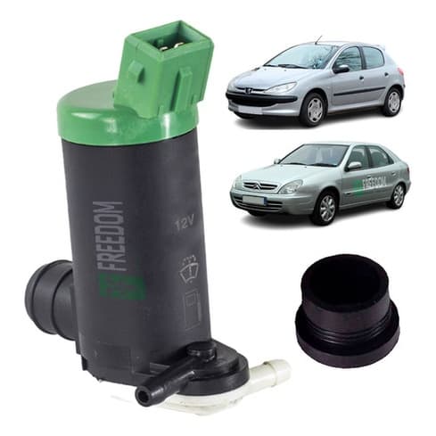 Bomba Esguicho Agua Parabrisa Citroen Xantia Xsara Zx Peugeot 206 306 307 1.0 1.4 1.6 1.8 2.0 3.0 1993 a 2012 12V C/2