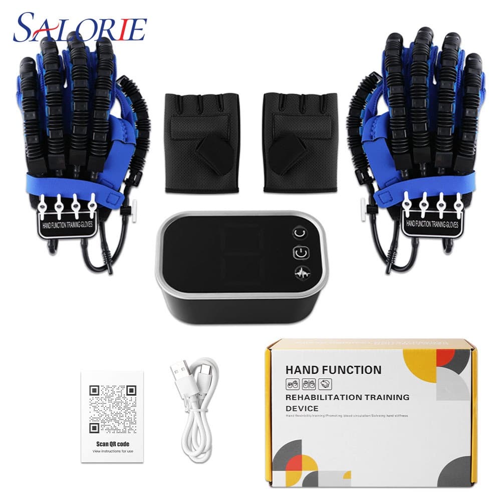 Luvas De Robô De Reabilitação Salorie Hemiplegia Dispositivo De Treinamento De Infarção Cerebral Recuperação Da Função Mão Do Exercitador De Dedo