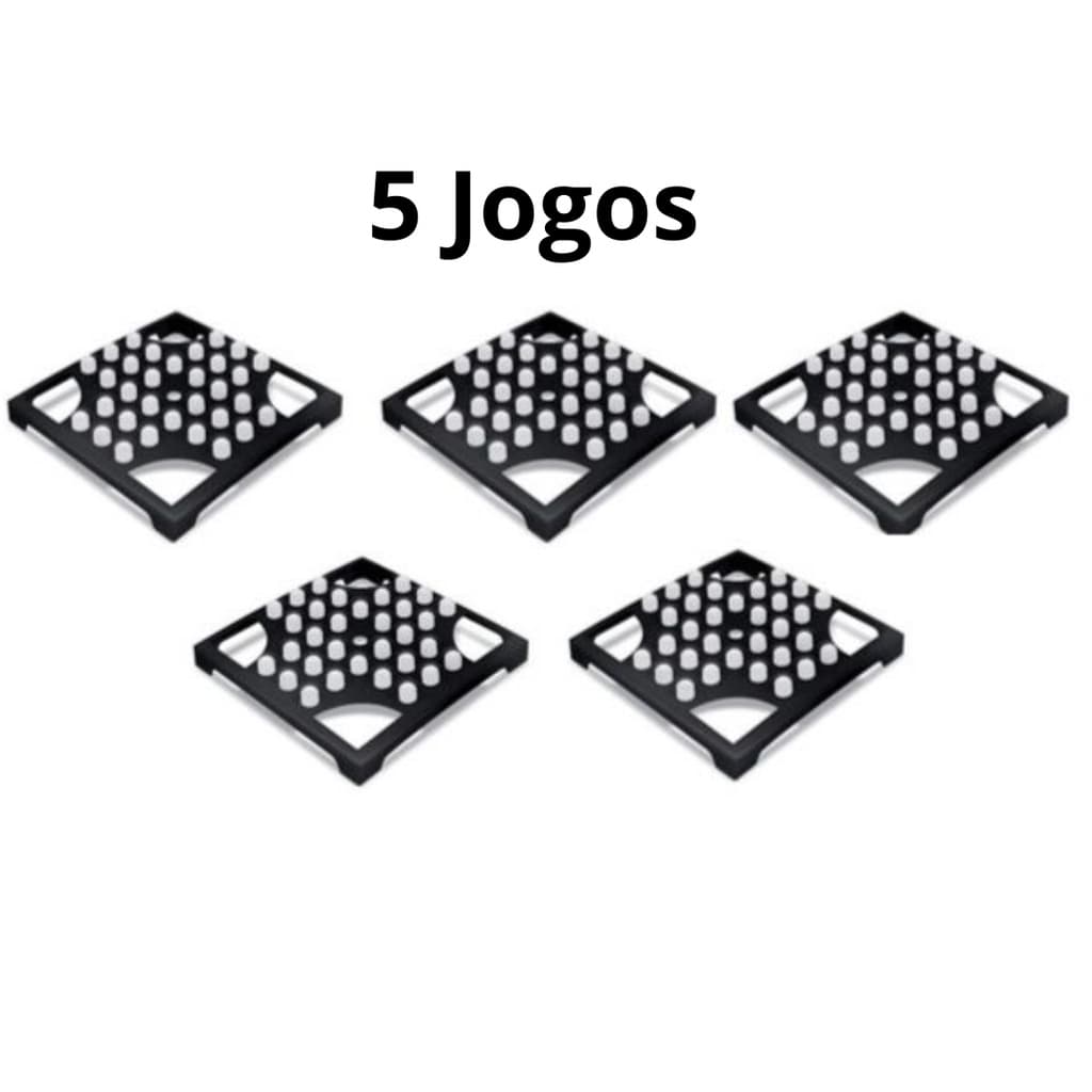 Kit 5 Jogos Tabuleiro Resta Um de Plástico