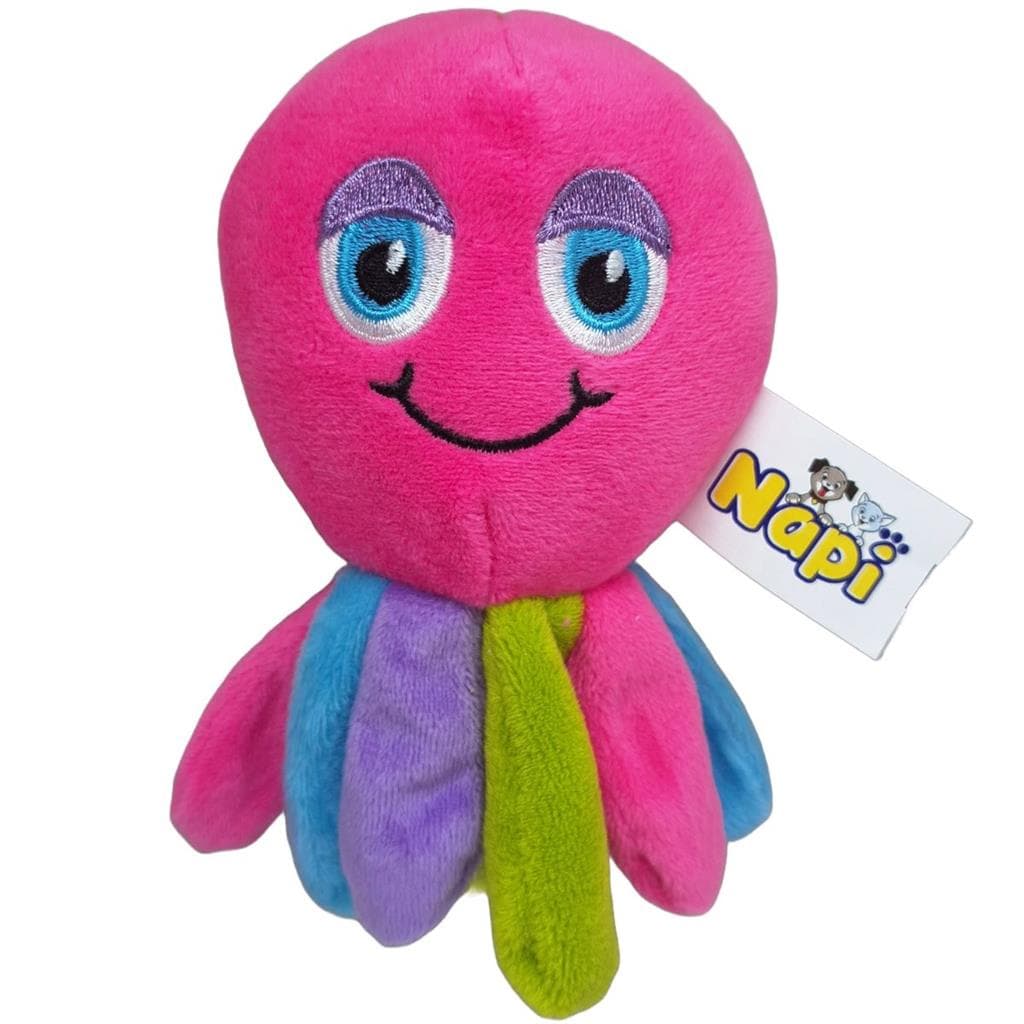 Mordedor Polvo de Pelucia Colorida com Apito Sonoro Brinquedo para Cachorro Adulto Filhote Pequeno