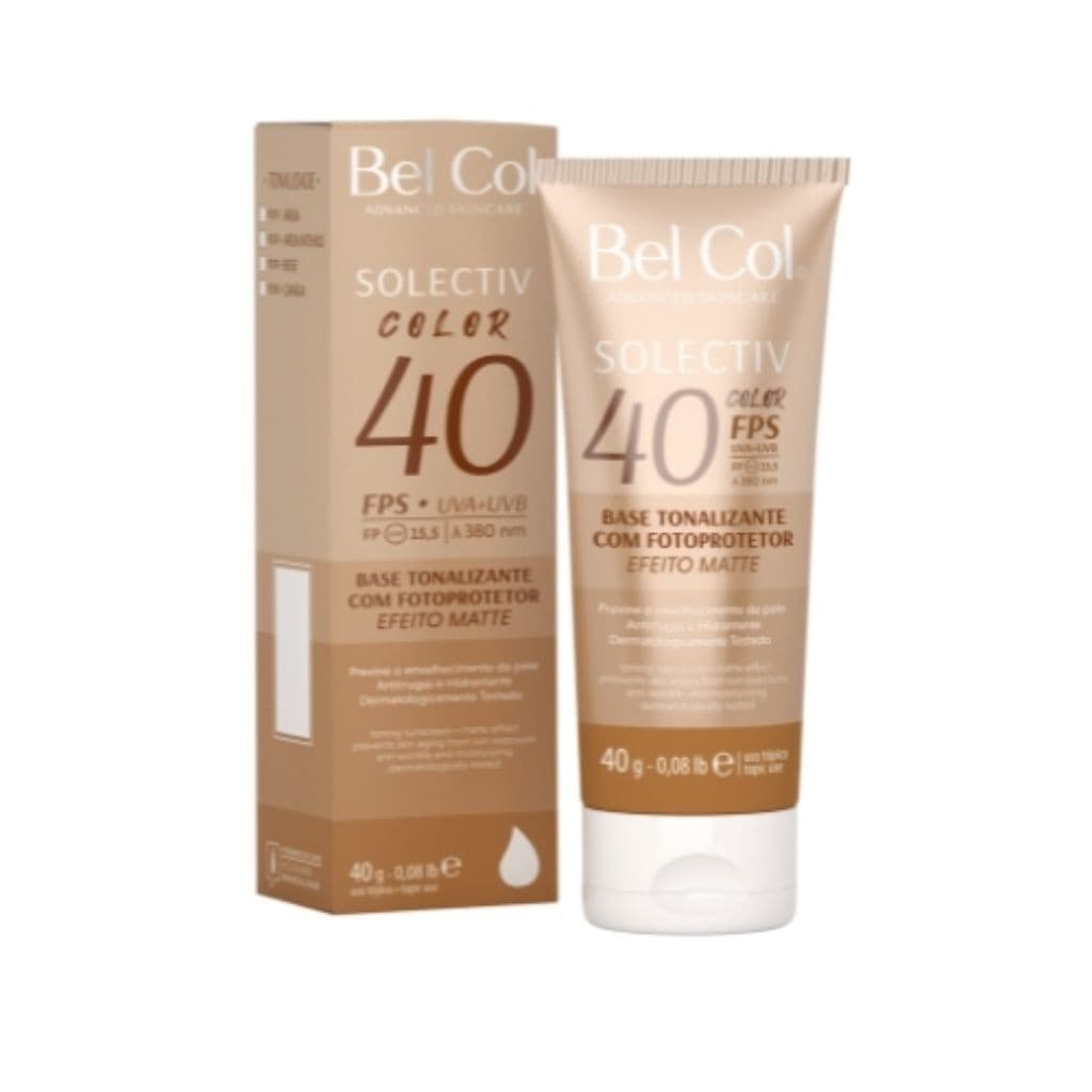 Solectiv Color Base Tonalizante FPS 40  Areia  Intenso 40g