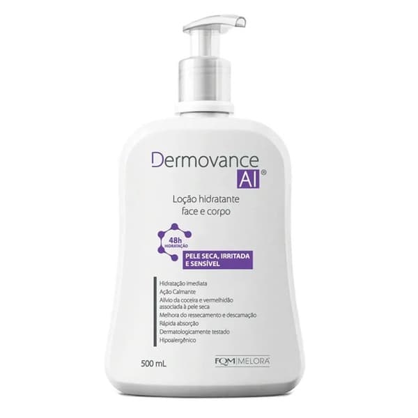 DermovanceAI Loção Hidratante Face e Corpo 500ml