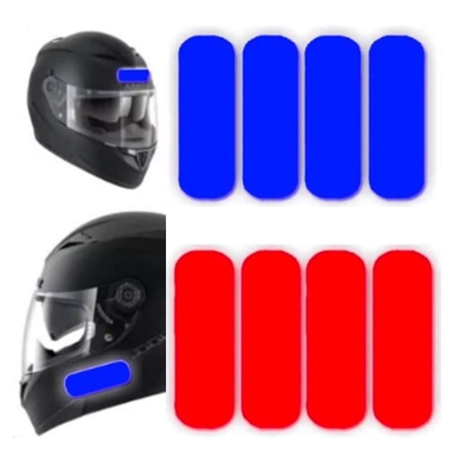 Adesivos Refletivo Capacete Moto Bike Carro caminhão