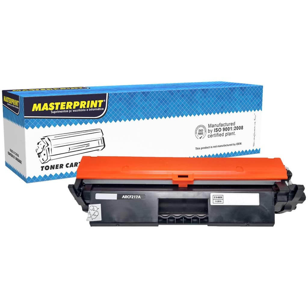 Toner Compatível para CF217A 217 17A Masterprint p/ M102 M102a M102w M130 M130fn M130fw M130nw 1.600