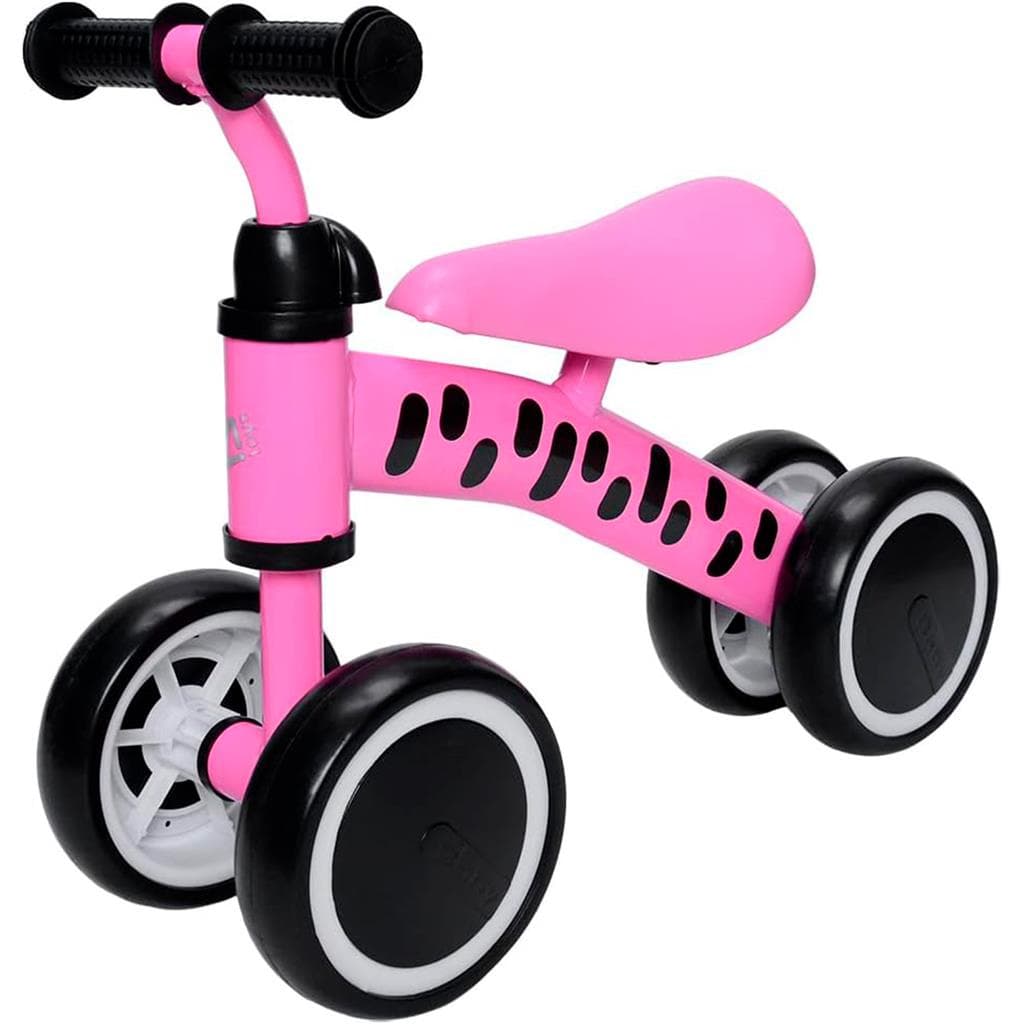 Bicicleta Andador Rosa De 3 Rodas Infantil De Equilíbrio Seguro Para Criança - Zippy Toys