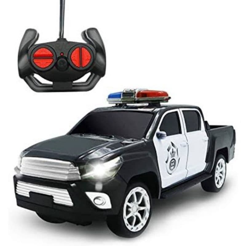 Brinquedo Caminhonete de Policia de Controle Remoto Total Envio Imediato