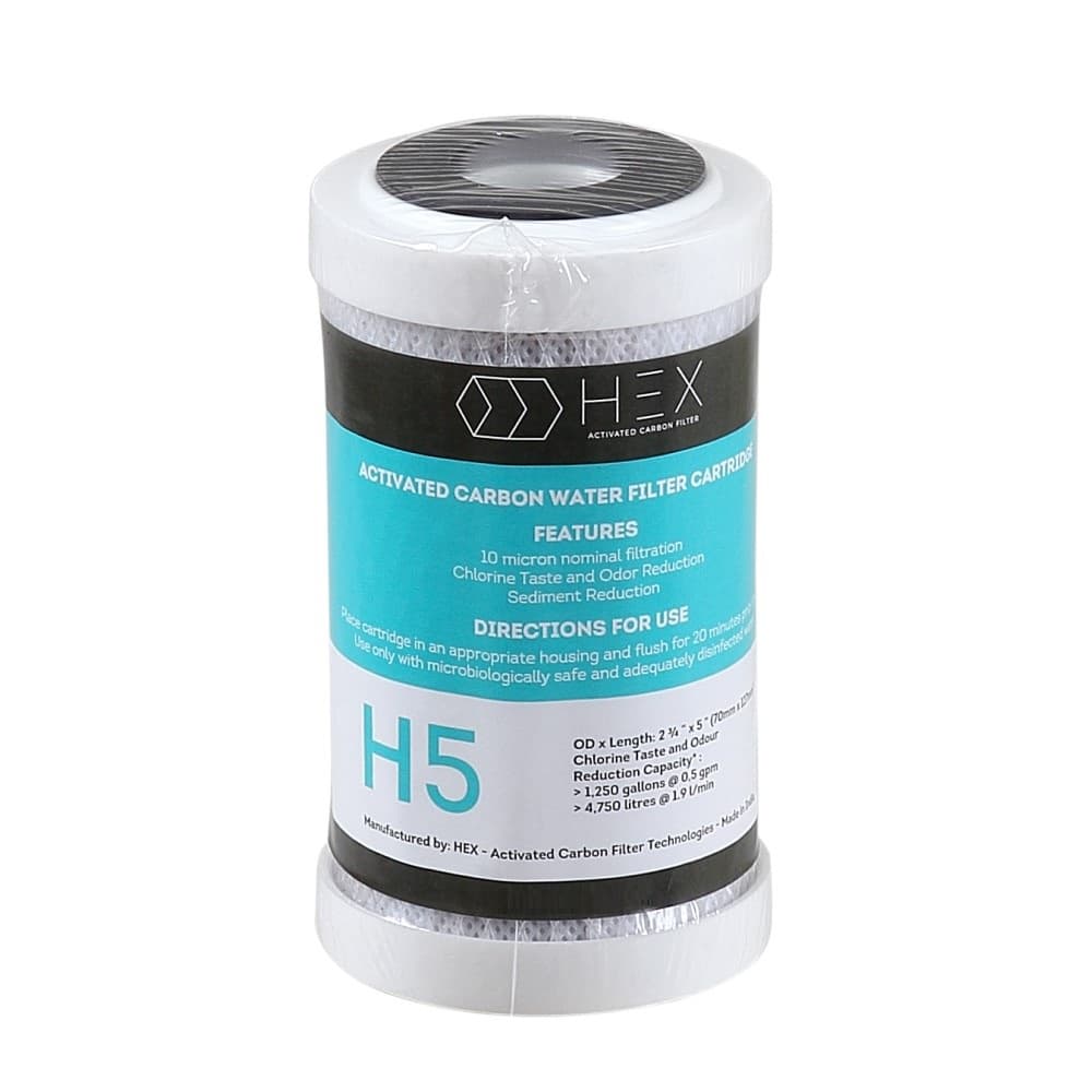 Carbon Block HEX 5" ELEMENTO FILTRANTE
