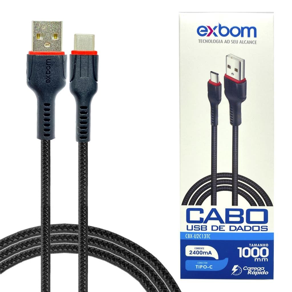 Cabo Turbo Carregador Tipo C Dados Reforcado 1 Metro 20w