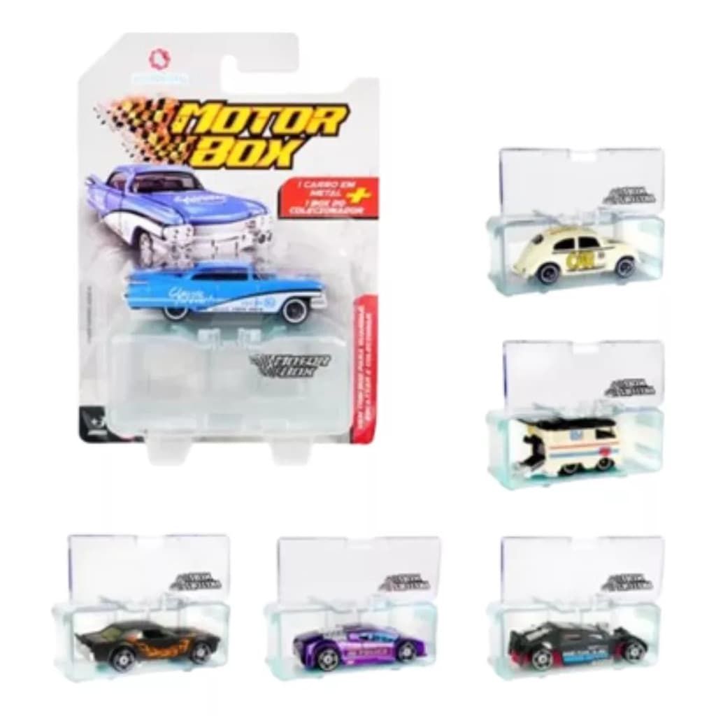 Carrinho Miniatura Motor Box Metal Polibrinq Sortido