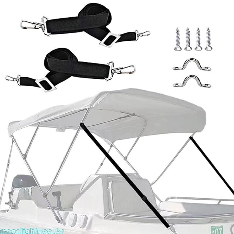 moonlightyaa1 Alça Amarração Para Toldo Superior , Alças Bimini Ajustáveis Aço Inoxidável