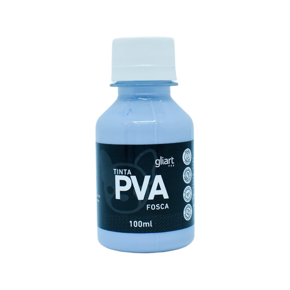 Tinta Pva Azul Serenity Gliart 100 ml