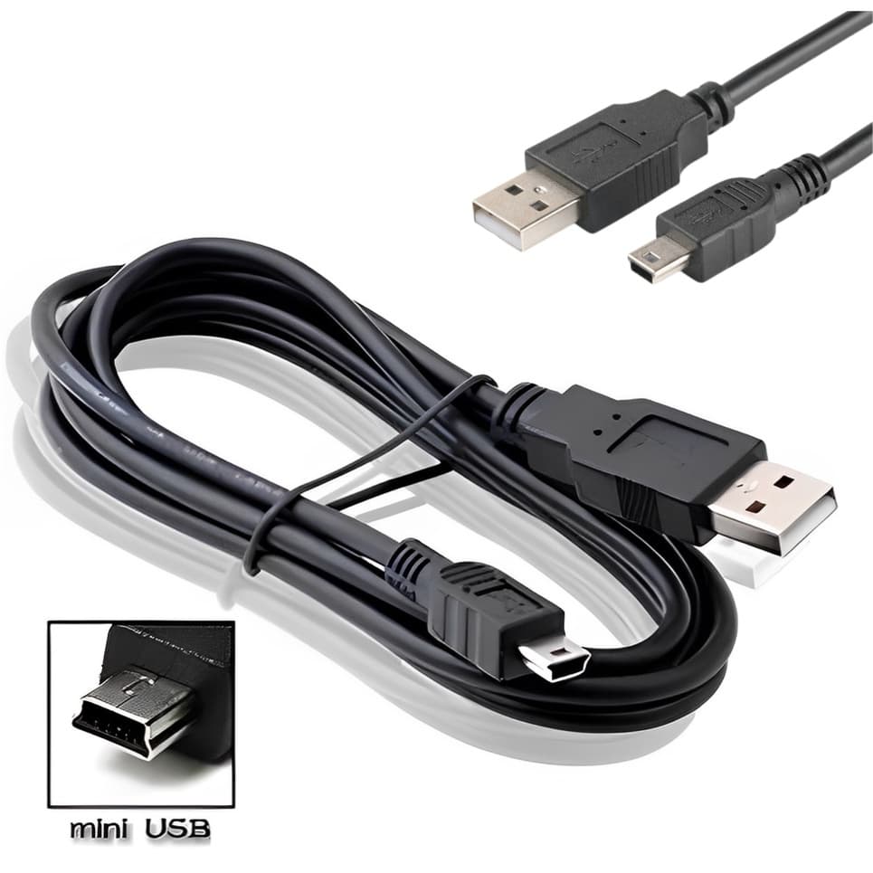 Cabo V3 X USB  Para Carregamento 01 Metro - Mini Usb x Usb