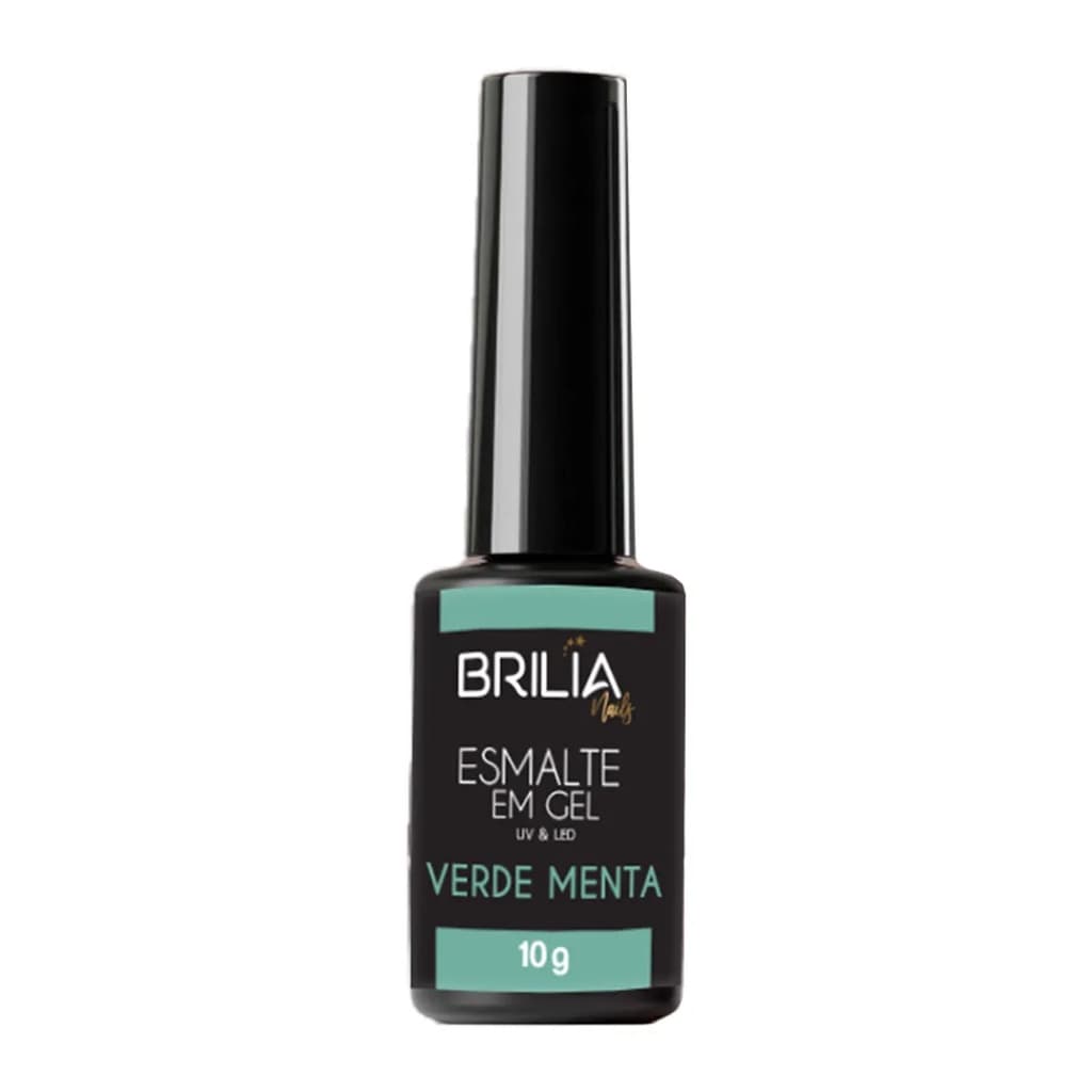 Esmalte em Gel LED/UV Brilia Nails Verde Menta 10g