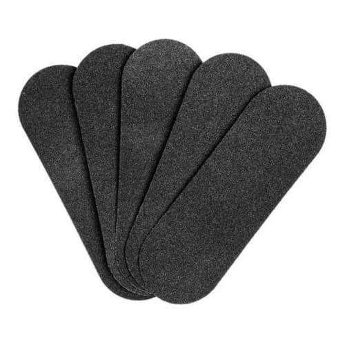 Refil Lixa de Pé c 12 unidades Grão 80 Grossa Preta 11,2cm X 3,5cm 3717