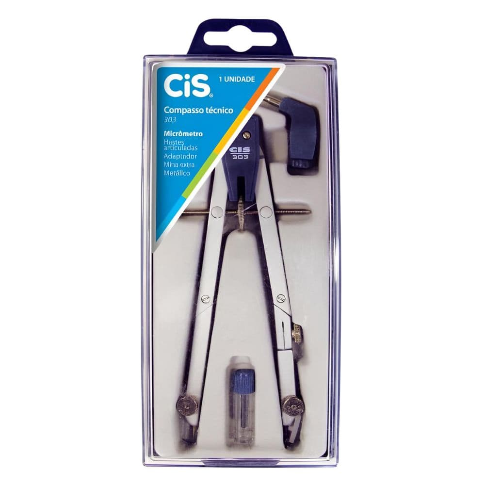 Compasso Técnico Metal Cis 303 Haste Articulada