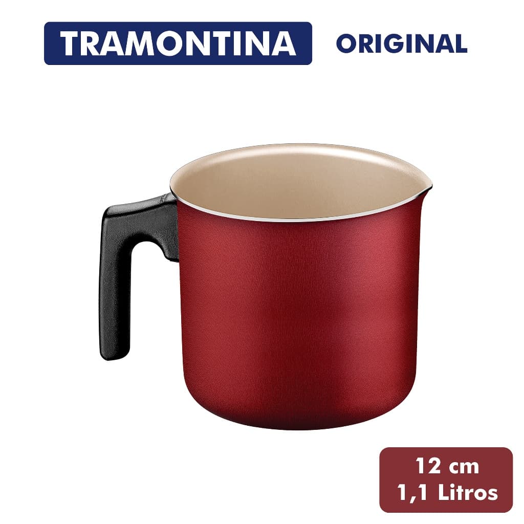Canecão Fervedor Leiteira Antiaderente 12 cm 1,1 Litro Cozinha Água - Tramontina