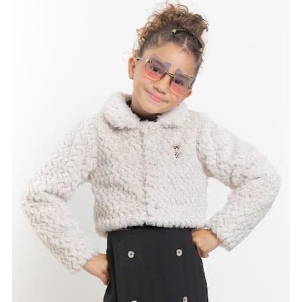 Casaco / Bolero Pelo Forrado Duplo Infantil Lessa Kids K009